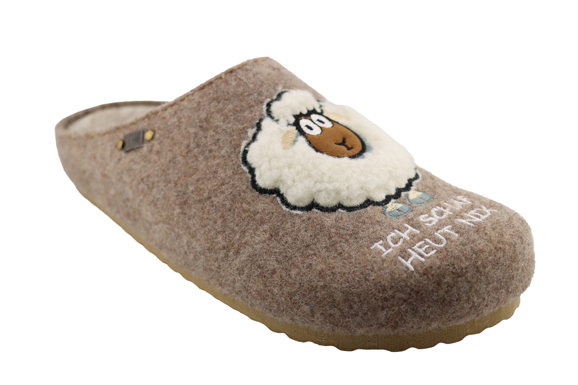 SUPERSOFT Tiefußbett Filz Hausschuh