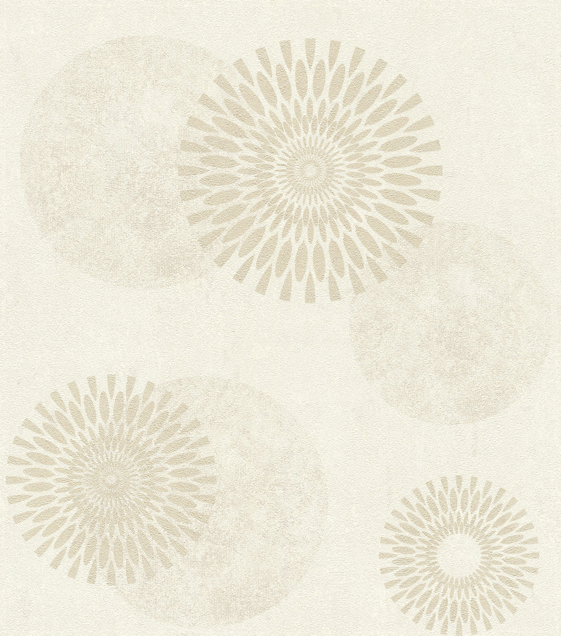 Rasch Vliestapete »Tapetenwechsel II«, floral, (1 St), mit Kreisen