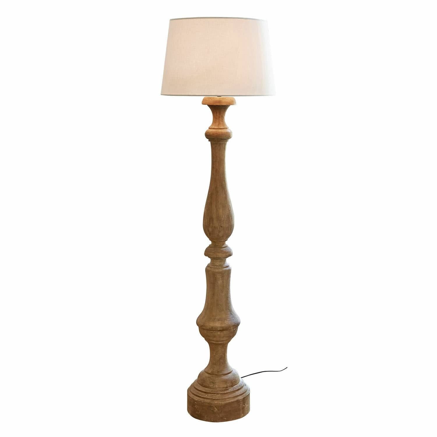 Stehlampe Stehlampe Etienne braun/weiß