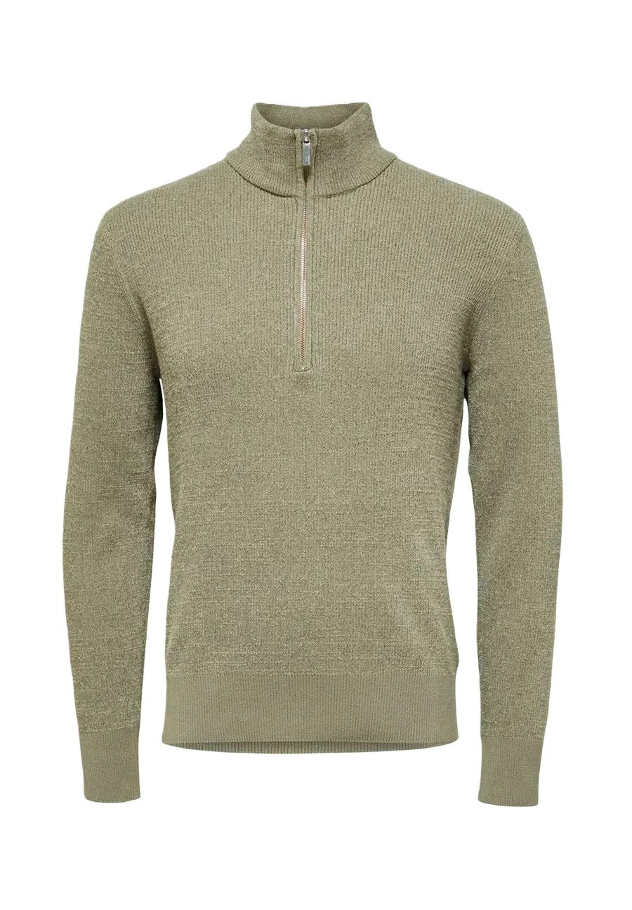 SELECTED HOMME Troyer Pullover SLHREG NICO Strickpullover Troyer (1-tlg)