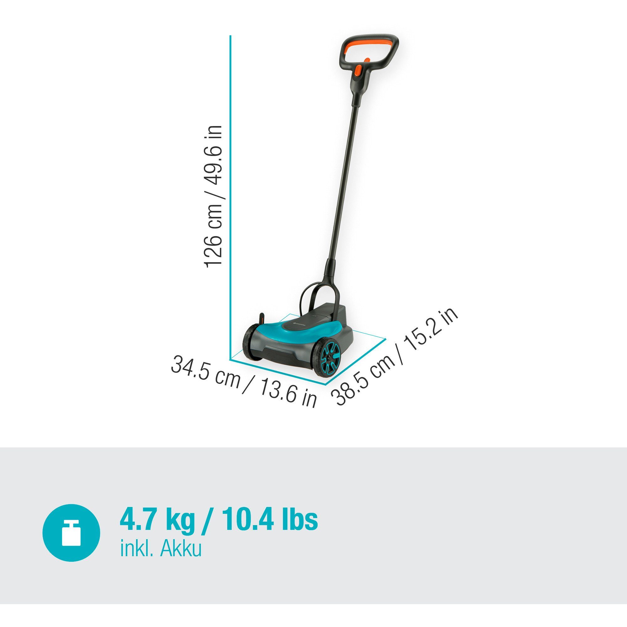 GARDENA Akkurasenmäher GARDENA Akku-Rasenmäher HandyMower 22/18V günstig online kaufen