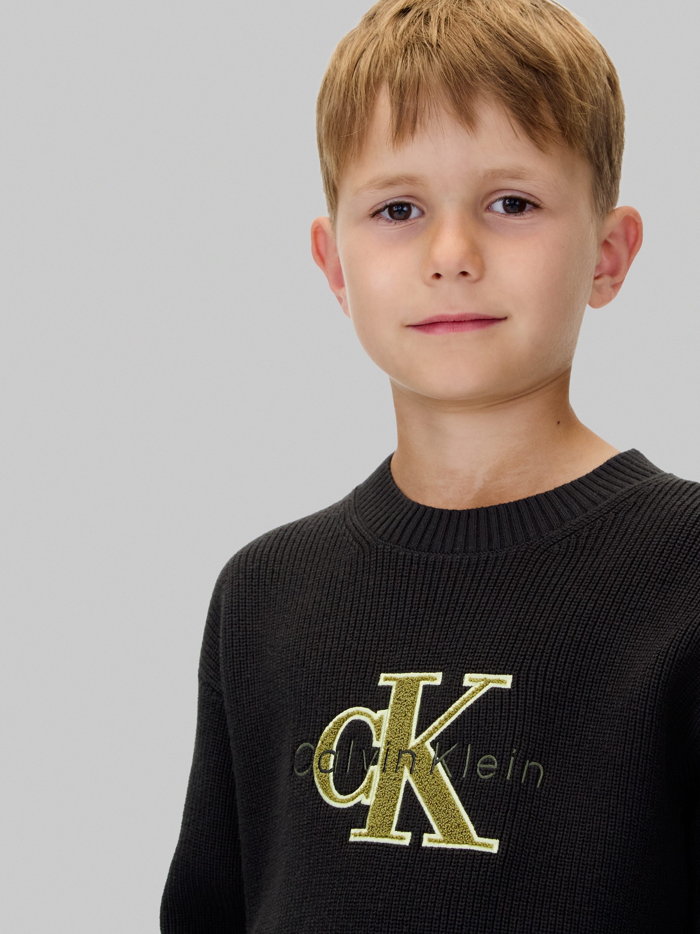 Calvin Klein Jeans Strickpullover TOWELLING CK günstig online kaufen