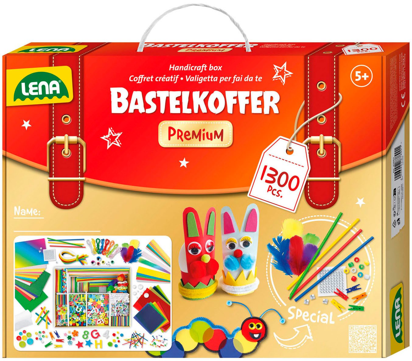 Lena® Kreativset Bastelkoffer Premium