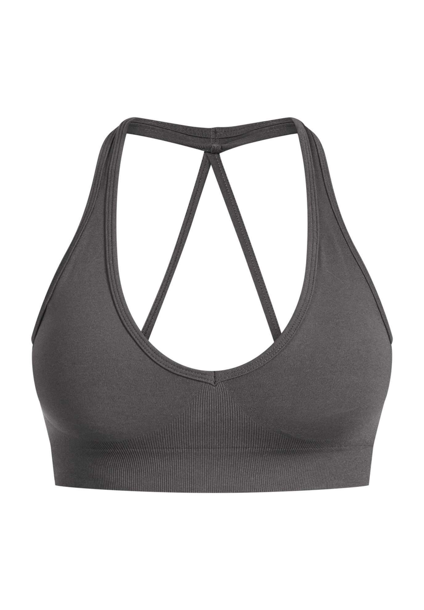 Smilodox Sport-BH Daline, Nahtloser gepolsterter Trainings-BH mit herausnehmbaren Cups Atmungsaktiv mit Racerback Design, Fitness Yoga Training