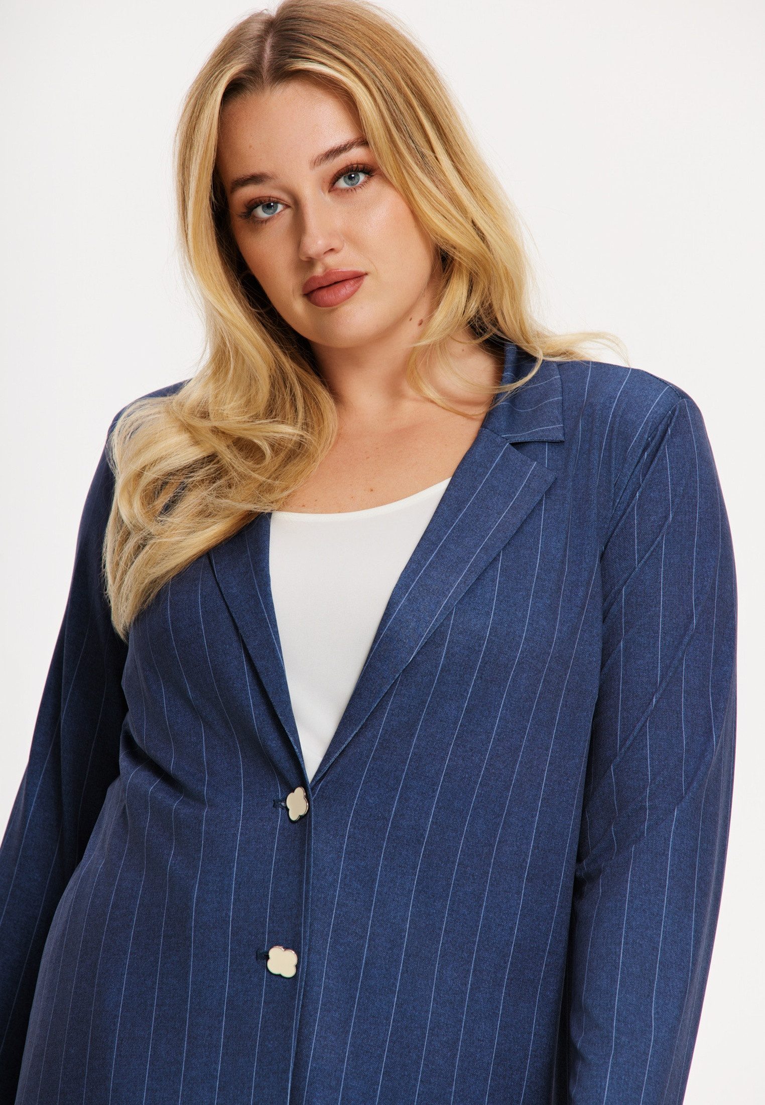 YOEK Jackenblazer Damen Blazer mit Druck