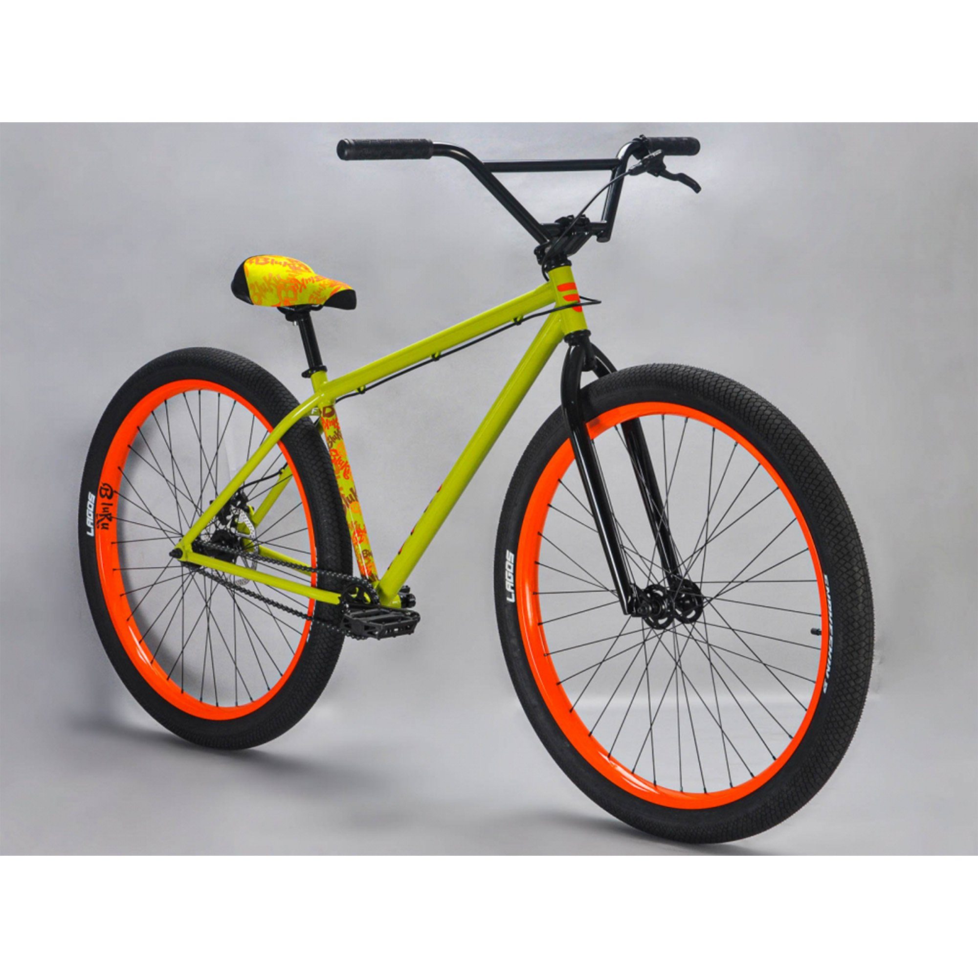 Mafiabikes Mountainbike Mafia Gang, 1 Zoll 165-180 Wheelie und Fahrrad Damen Herren 29, Bike green 29 bluku Wheelies Bomma cm für