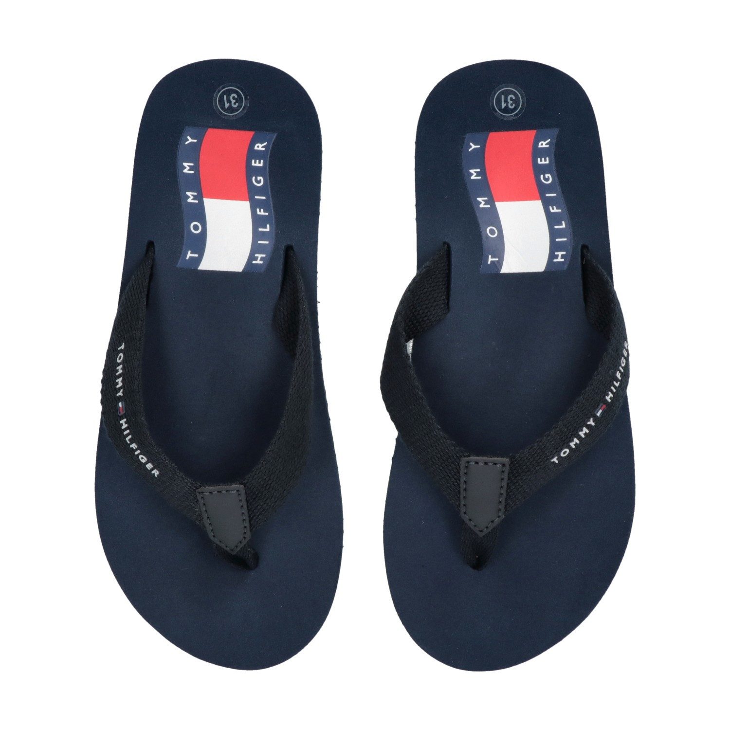 Tommy Hilfiger Zehentrenner Pool Slides, Strandschuh, Sommerschuh mit Zehensteg