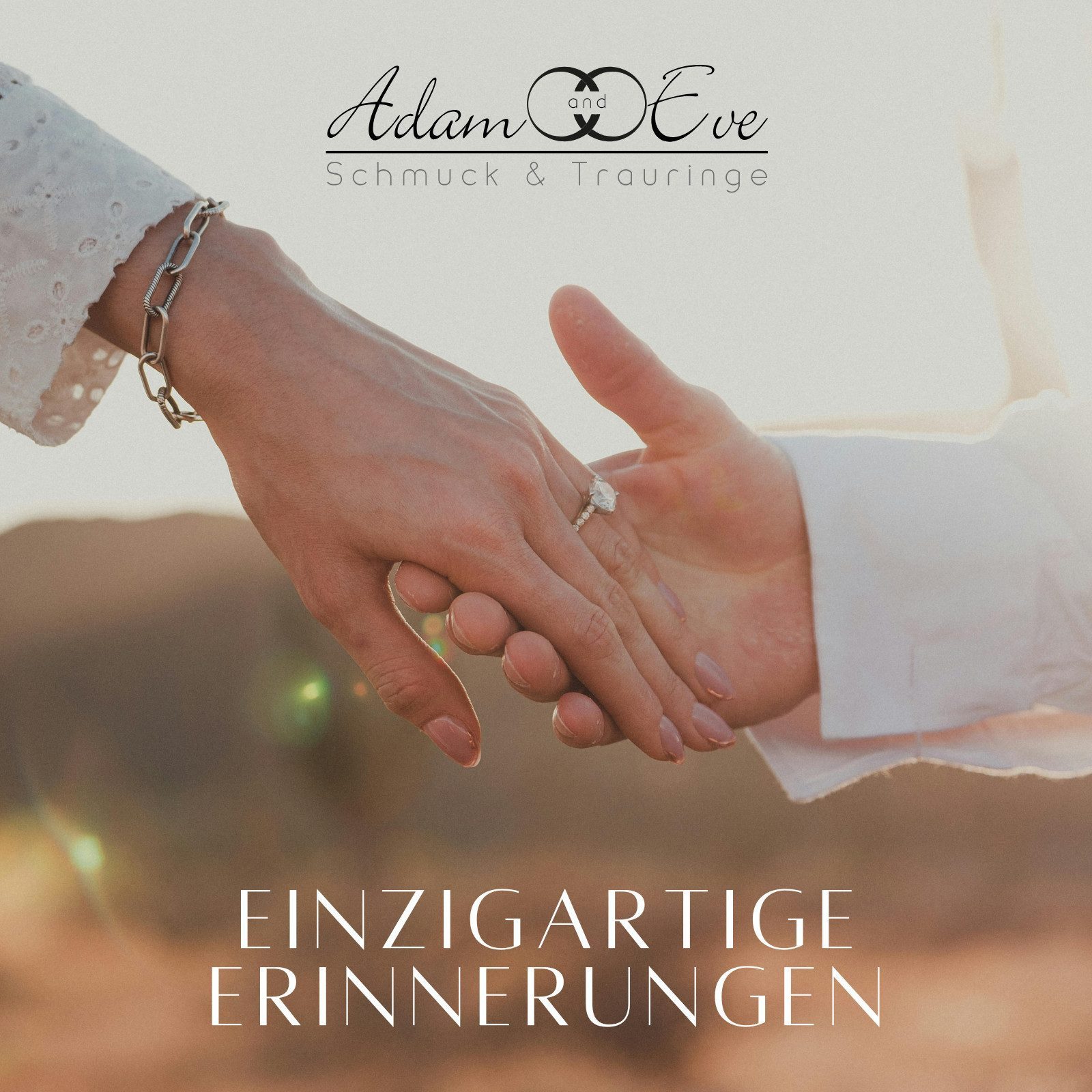 Adam & Eve Verlobungsring Brillantring 375/- Gelbgold 0,08 ct. (Diamantring AE08 mit Ringbox), inklusive Echtheitszertifikat - Gravur möglich