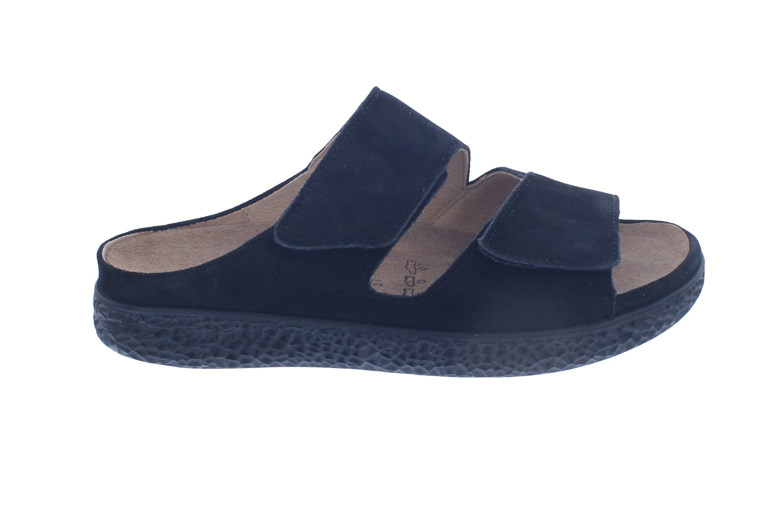 Hartjes Hartjes Groove Pantolette 122.1221/3001.00 Weite H Schwarz Velourleder Pantolette