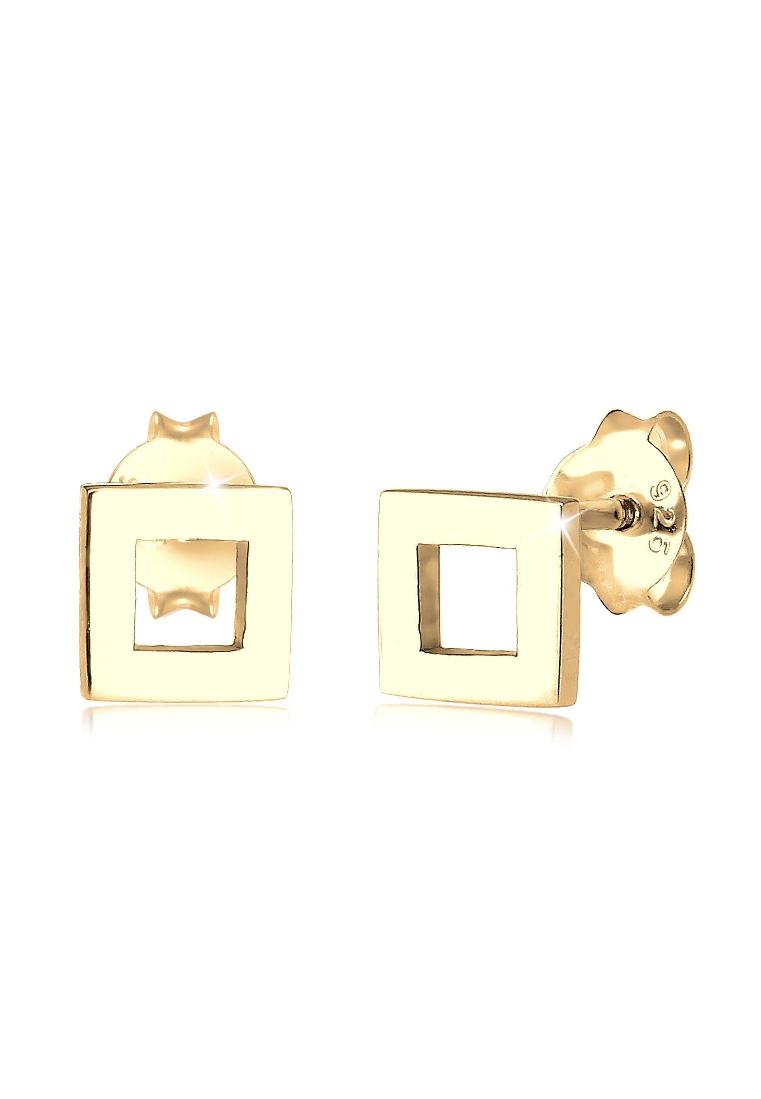 Elli Paar Ohrstecker Ohrstecker Quadrat 925 günstig online kaufen