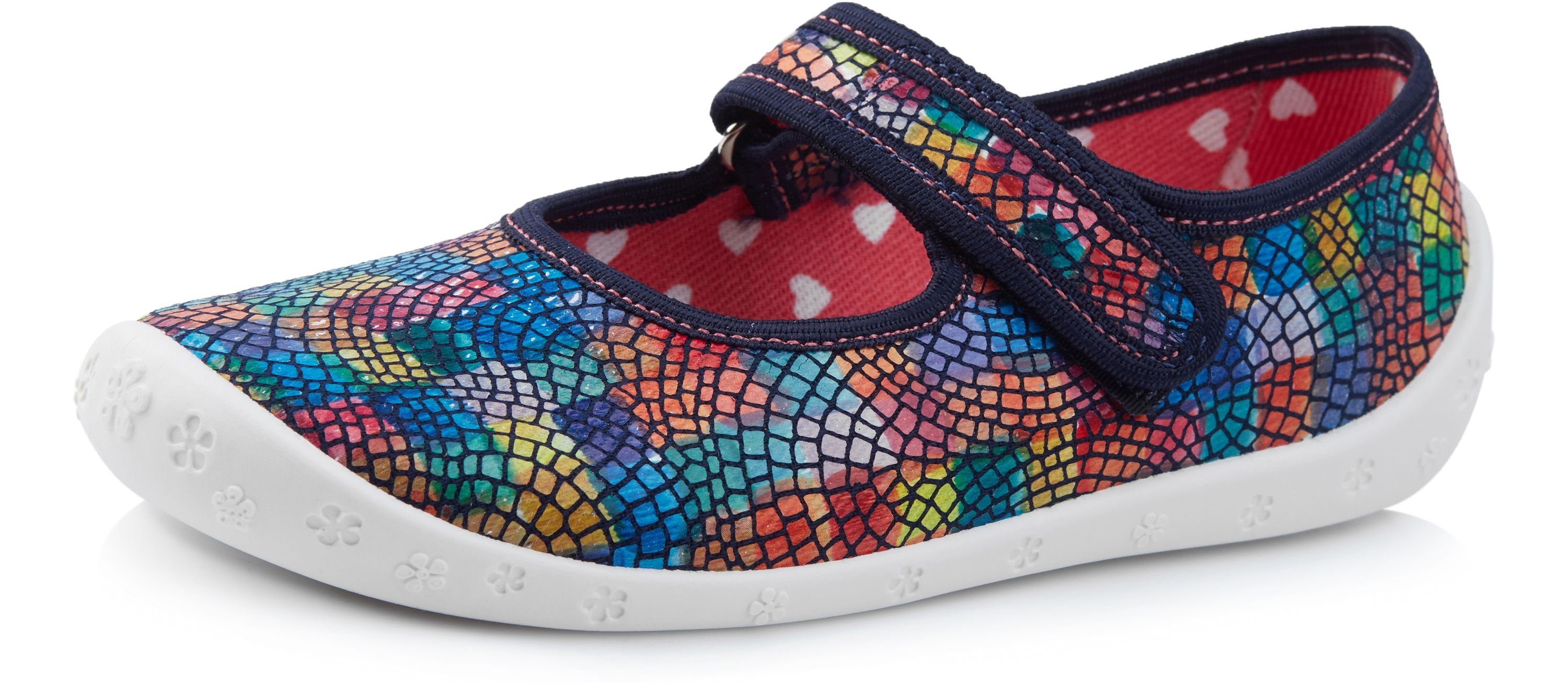 Mehrfarbig Weiß Mosaik