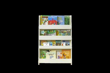 Tidy Books Bücherregal weiß, mit oder ohne Buchstaben für Kids - auch für Arztpraxen super