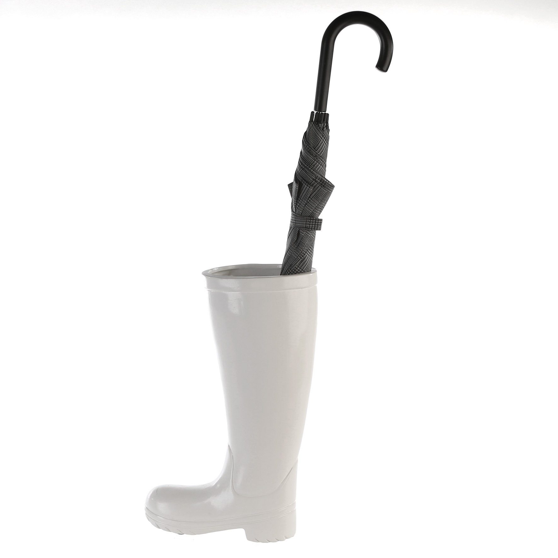 GILDE Schirmständer GILDE Schirmständer Stiefel - weiß - H. 45cm x B. 26cm (1 Stück)
