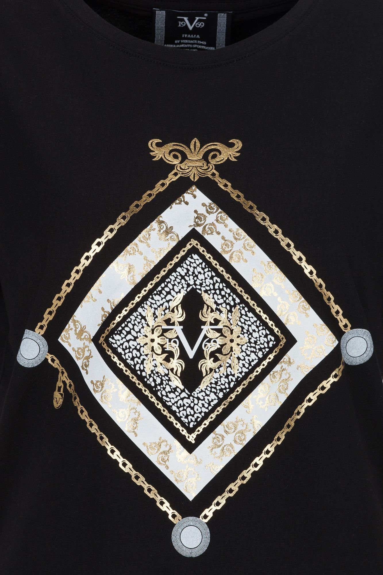 T-Shirt Italia BLACK Claudia by 19V69 Versace