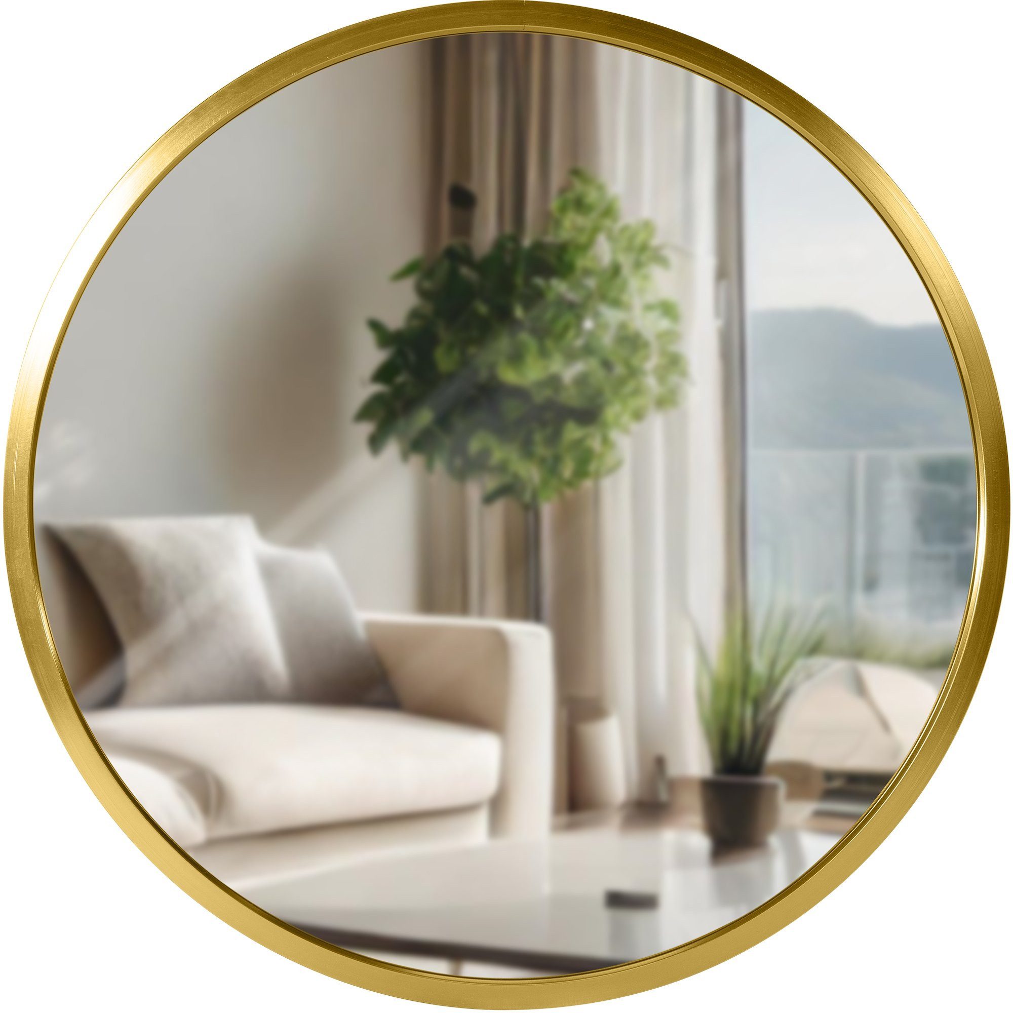 CLP Wandspiegel Wandspiegel Elsie, Rund, Modern günstig online kaufen