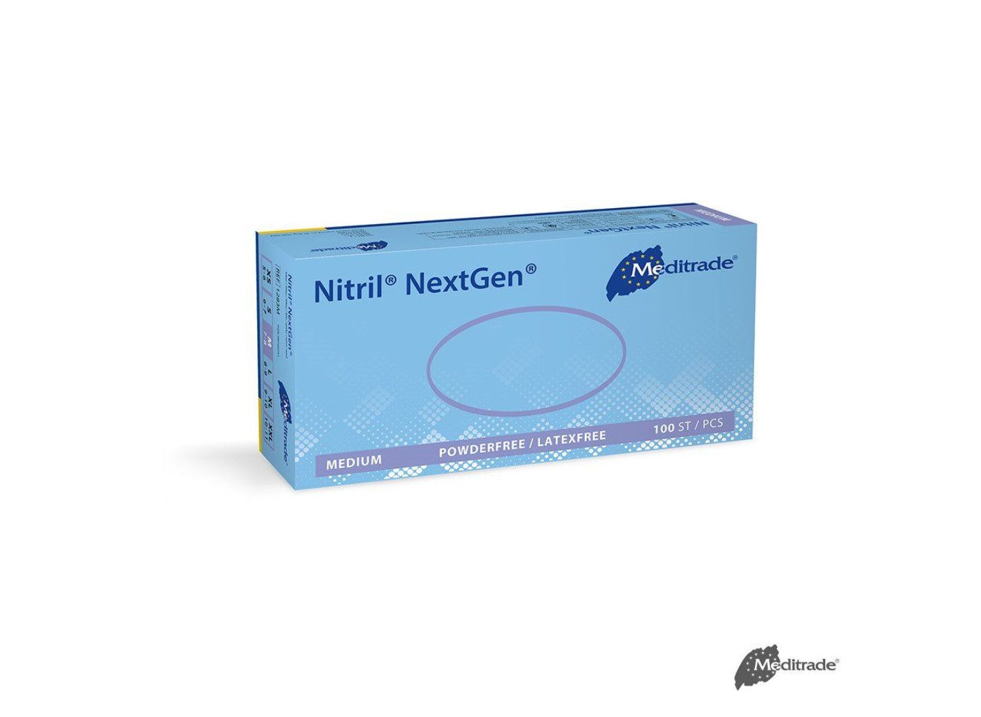 Meditrade® Einmalhandschuhe Nitril® NextGen® M blau