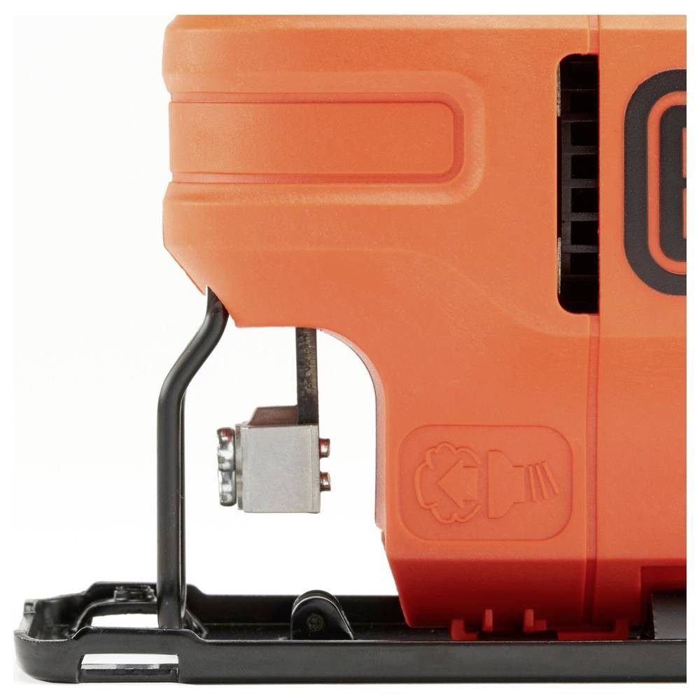 Black + Decker Stichsäge 500W Pendelhubstichsäge, 70mm max. Schnitttiefe, Koffer KFBES500K-QS, inkl. Koffer