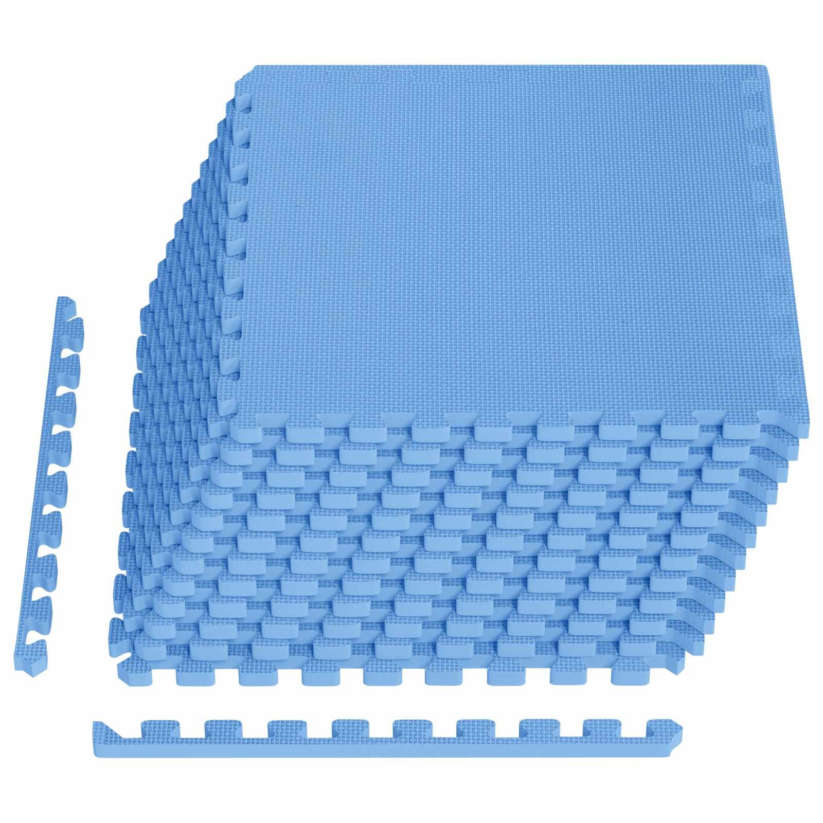 Bodenmatte Fußmatten 12 pcs Blau 4,32 m² EVA-Schaum