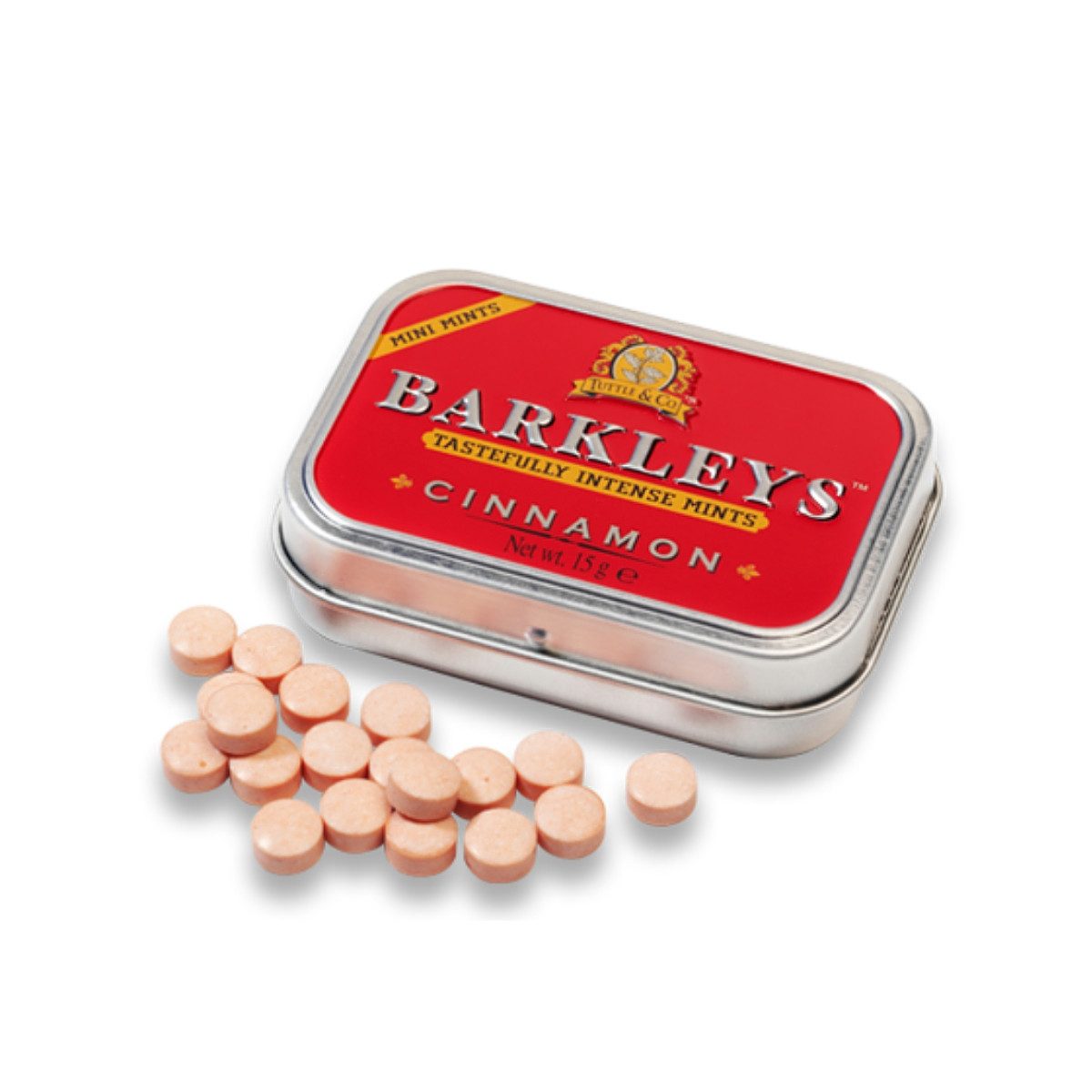 BARKLEYS Süßigkeit, Barkleys Mini Mints Pastillen mit Zimt Geschmack Zuckerfrei 15g