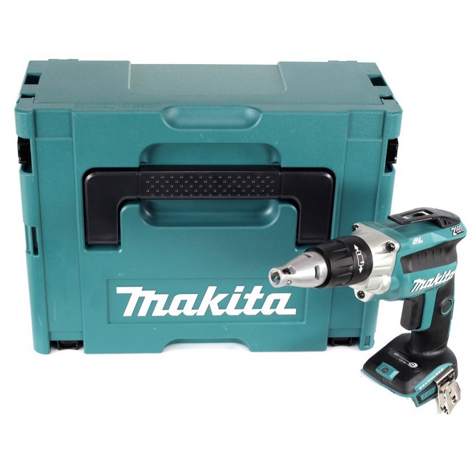 Thumbnail - Makita Akku-Magazinschrauber DFS 250 ZJ Akku Trockenbauschrauber 18 V Brushless + Makpac - ohne Ak