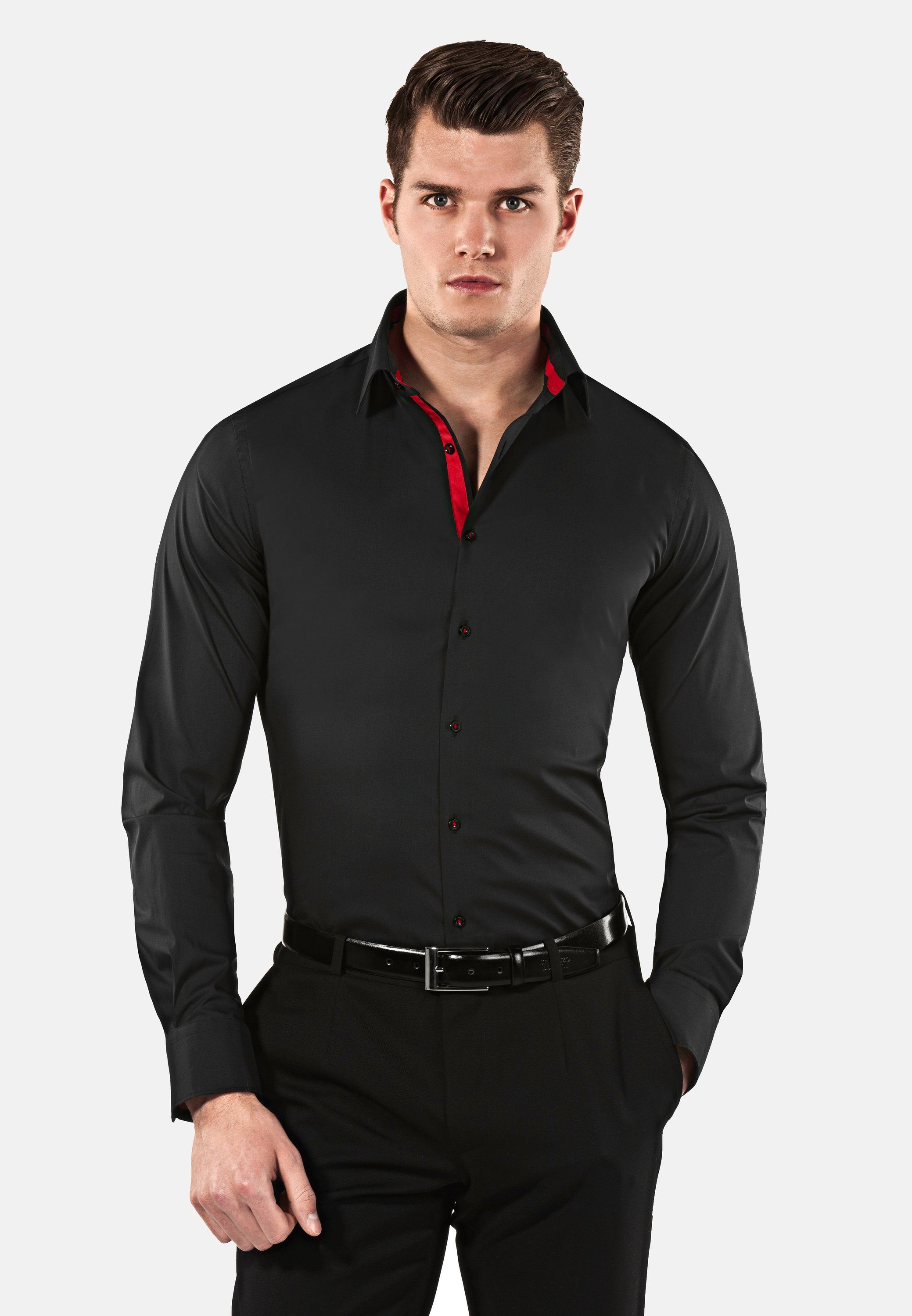 Vincenzo Boretti Businesshemd super tailliert stretch günstig online kaufen