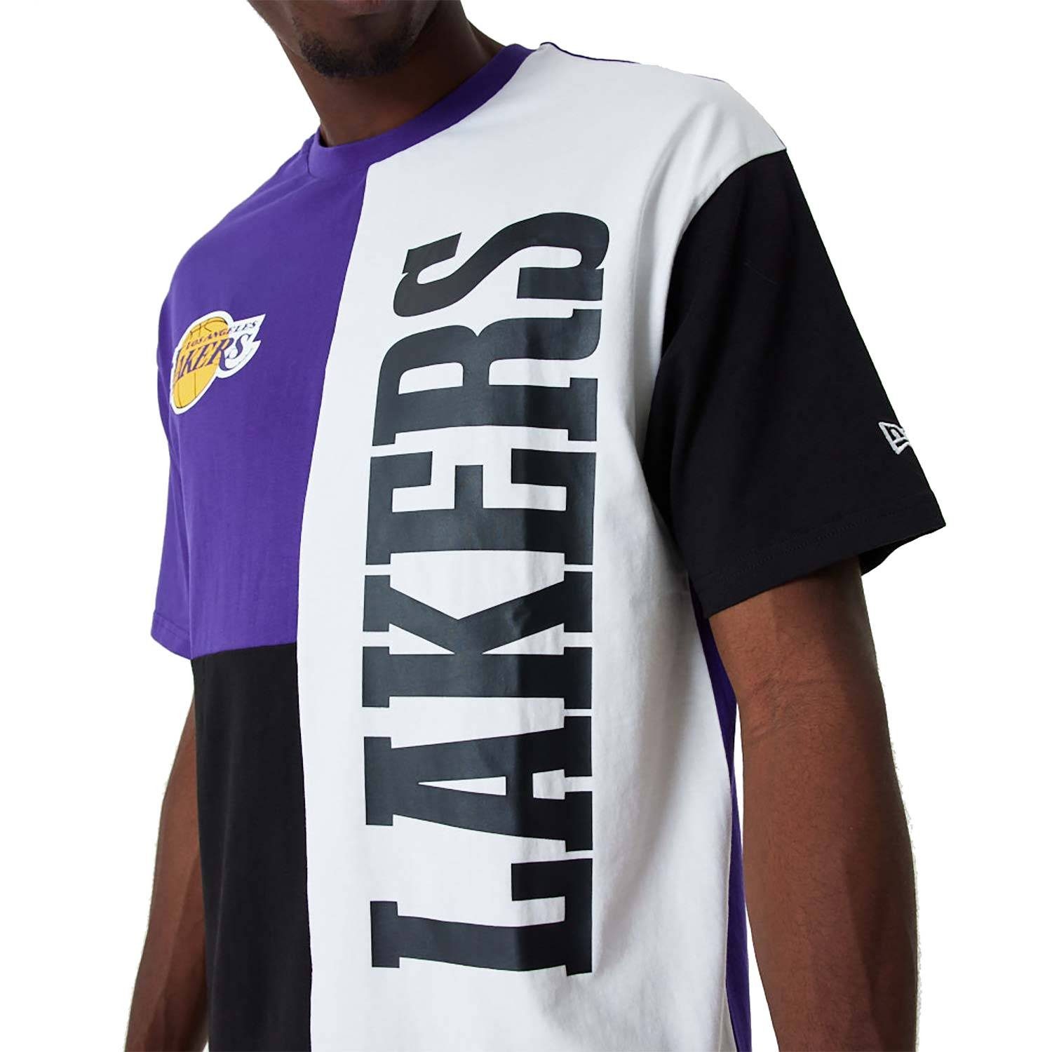 New Lakers T-Shirt Cut (1-tlg) New Era T-Shirt Era and NBA LA Sew