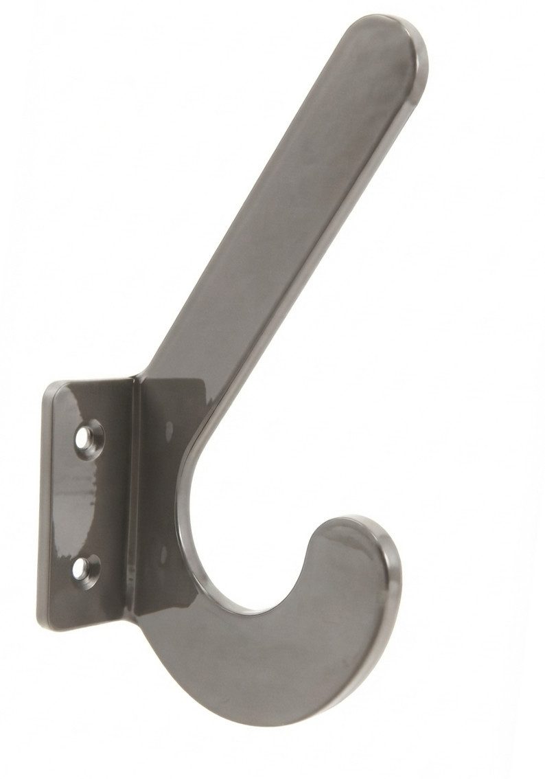 Jürgen Schwerter Hakendesign Kleiderhaken Moderner Doppel-Wandhaken "BEN", Robuster Stahl-Haken