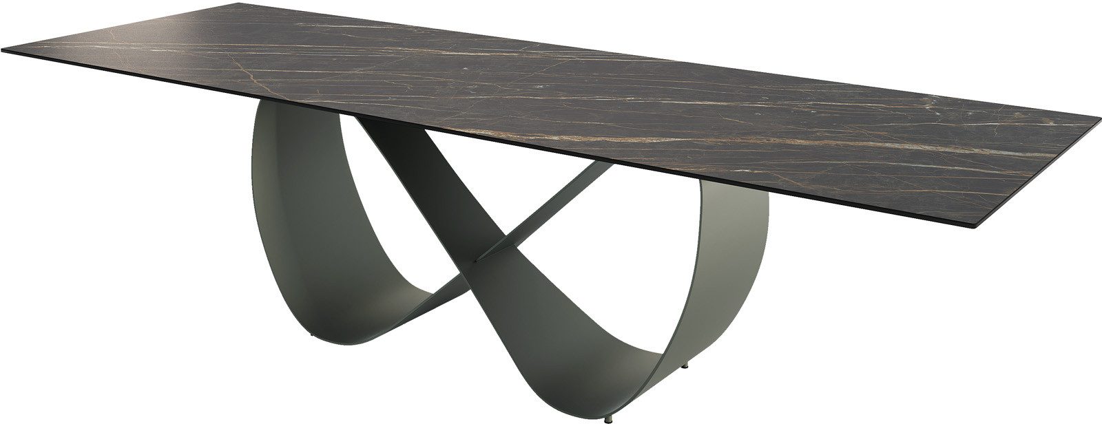 DELIFE Esstisch Edge, Keramik Laminam® Noir günstig online kaufen
