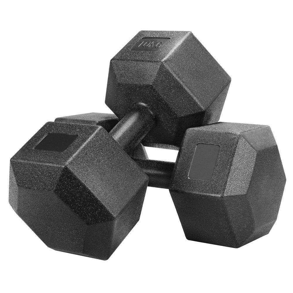 Yaheetech Kurzhantel 8/10/12/15/16/20 kg, (2er Set), 2er Kurzhanteln Hanteln Set für Krafttraining oder zu Hause