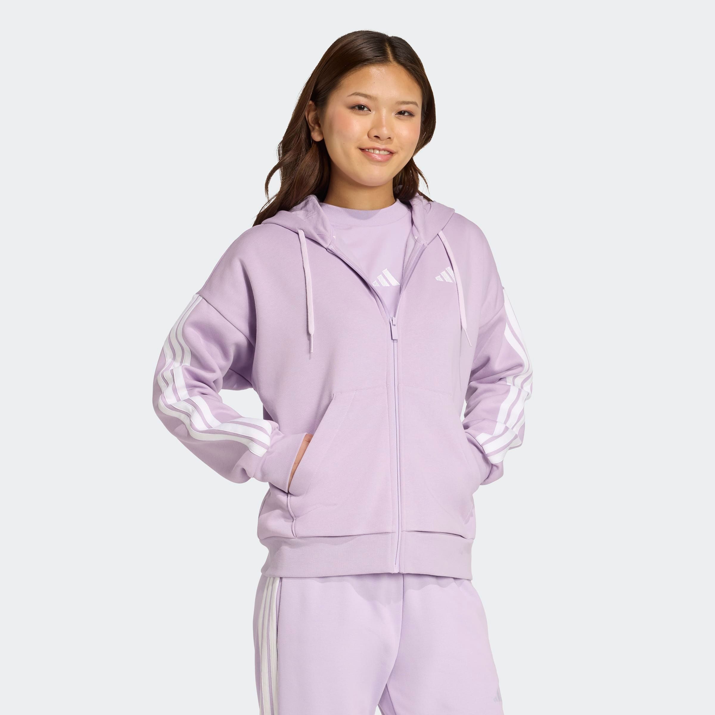 adidas Sportswear Kapuzensweatshirt W 3S FL FZ HD günstig online kaufen