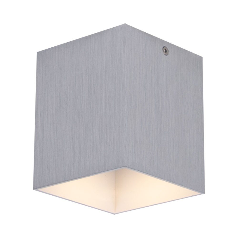 Lampe eckig Hochwertiger Leuchtmittel EGLO Warmweiß, Wand Einbaustrahler, inklusive, LED Strahler Beleuchtung Aufbau Decken