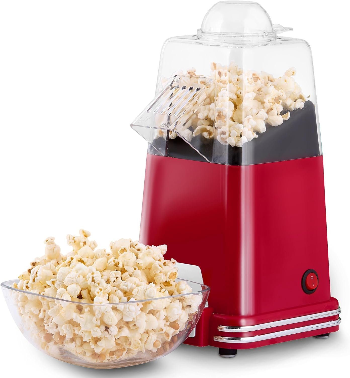 Heinrich´s Popcornmaschine HPC 8331, Popcorn Maker, Heißluftpopcorn, leichte Reinigung, gesunder Snack