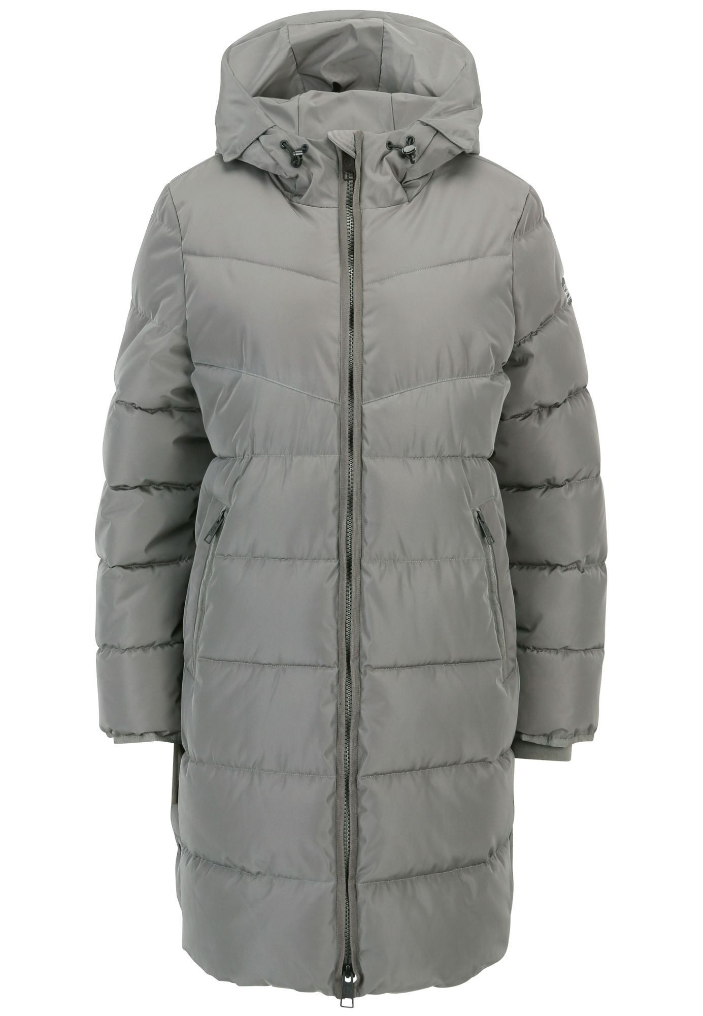 COVERED Steppmantel L60343CO Schirm-Kapuze, Windfangärmel, Downfree, REPREVE®, BIONIC-FINISH® ECO