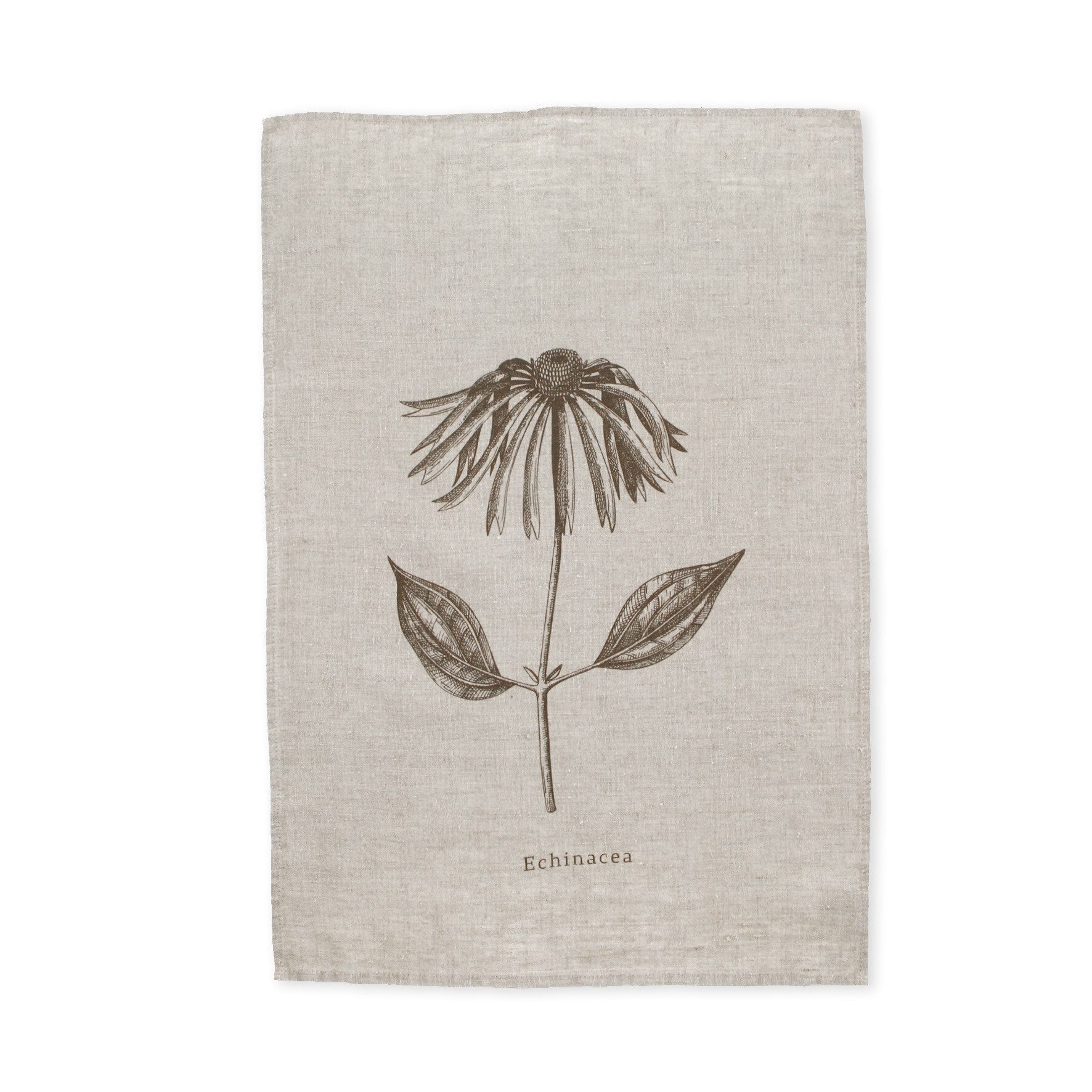 Dorothee Lehnen Geschirrtuch Geschirrtuch Sommerflora Echinacea 45x65 cm, (1-tlg., 1 x Geschirrtuch), bedruckt