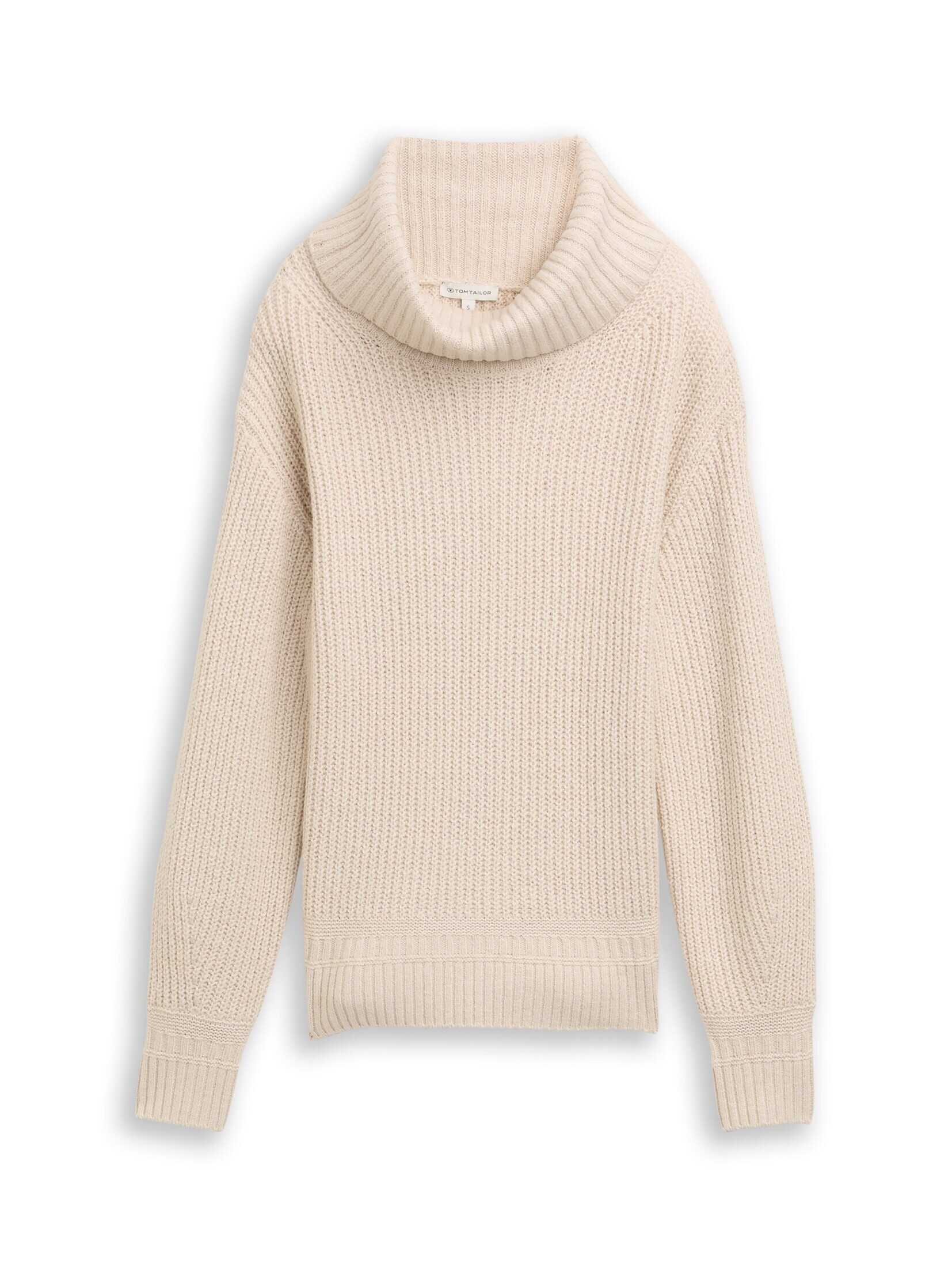 TOM TAILOR Strickpullover Pullover & Strickjacken Loose Fit Rollkragenpullo günstig online kaufen