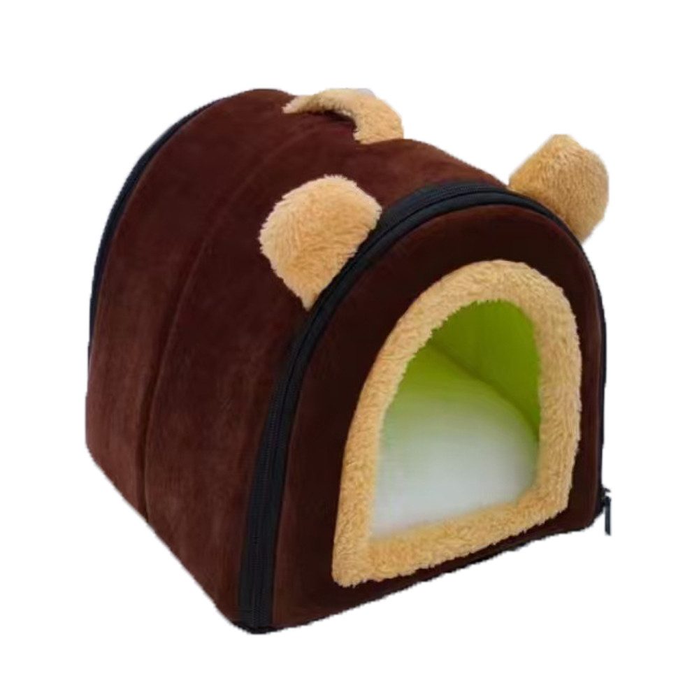 Ledander Tierhaus Meerschweinchenbett, Meerschweinchenversteck, Kleintierhaus, Kuschelhöhle mit abnehmbarem Kissen für Hamster, Frettchen & Igel