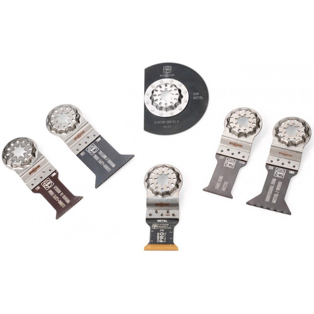 Fein Sägeblatt Combo Starlock Tile Working 6-teilig - Multitool-Set - grau