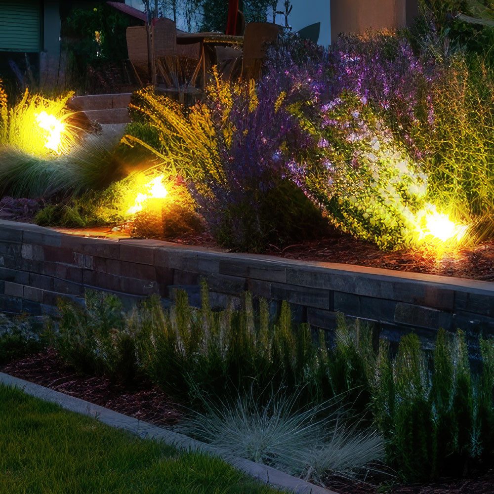 etc-shop LED Gartenstrahler, LED-Leuchtmittel fest verbaut, günstig online kaufen