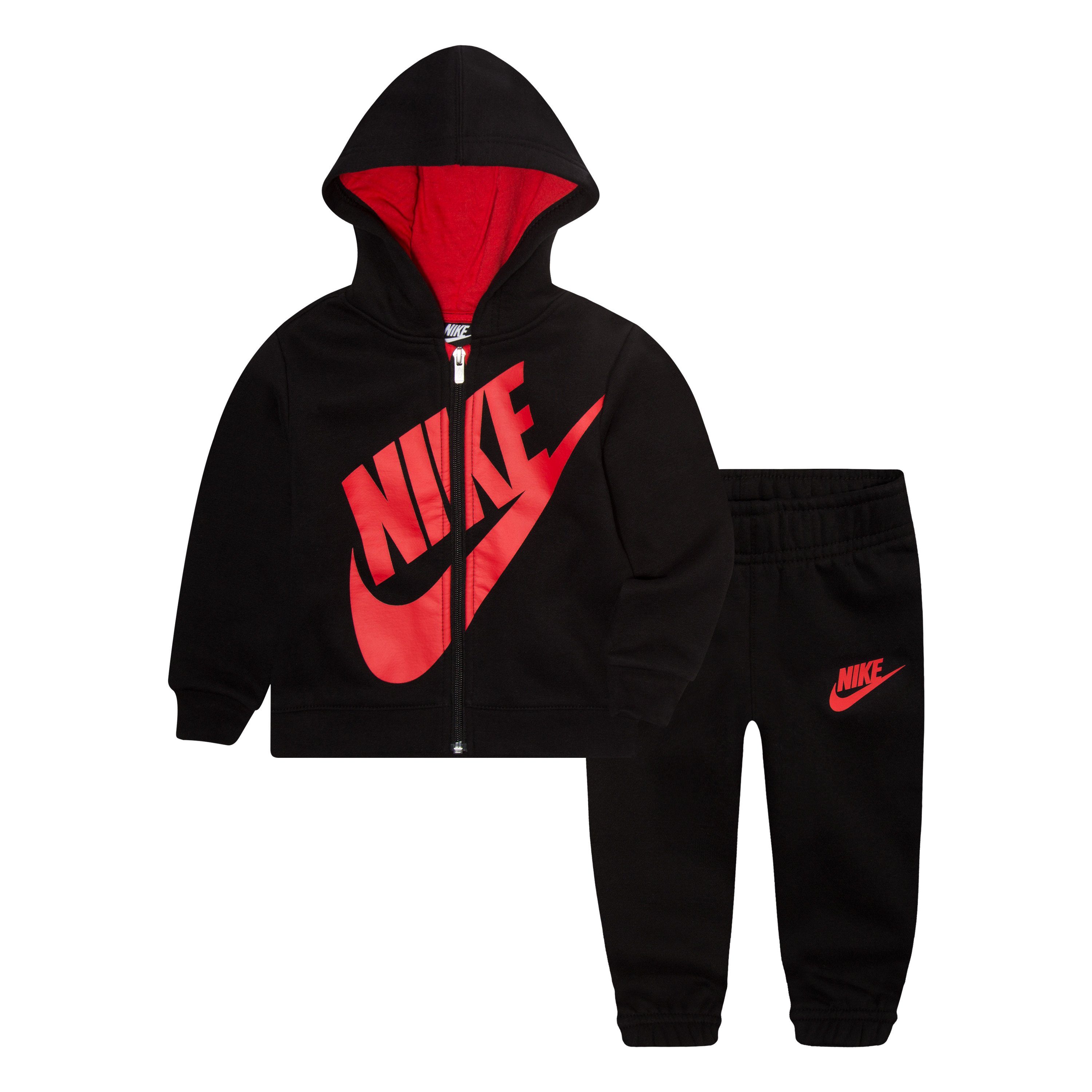 schwarz-rot JOGG FLEECE NKB SE Sportswear Nike Jogginganzug SUEDED FUTURA