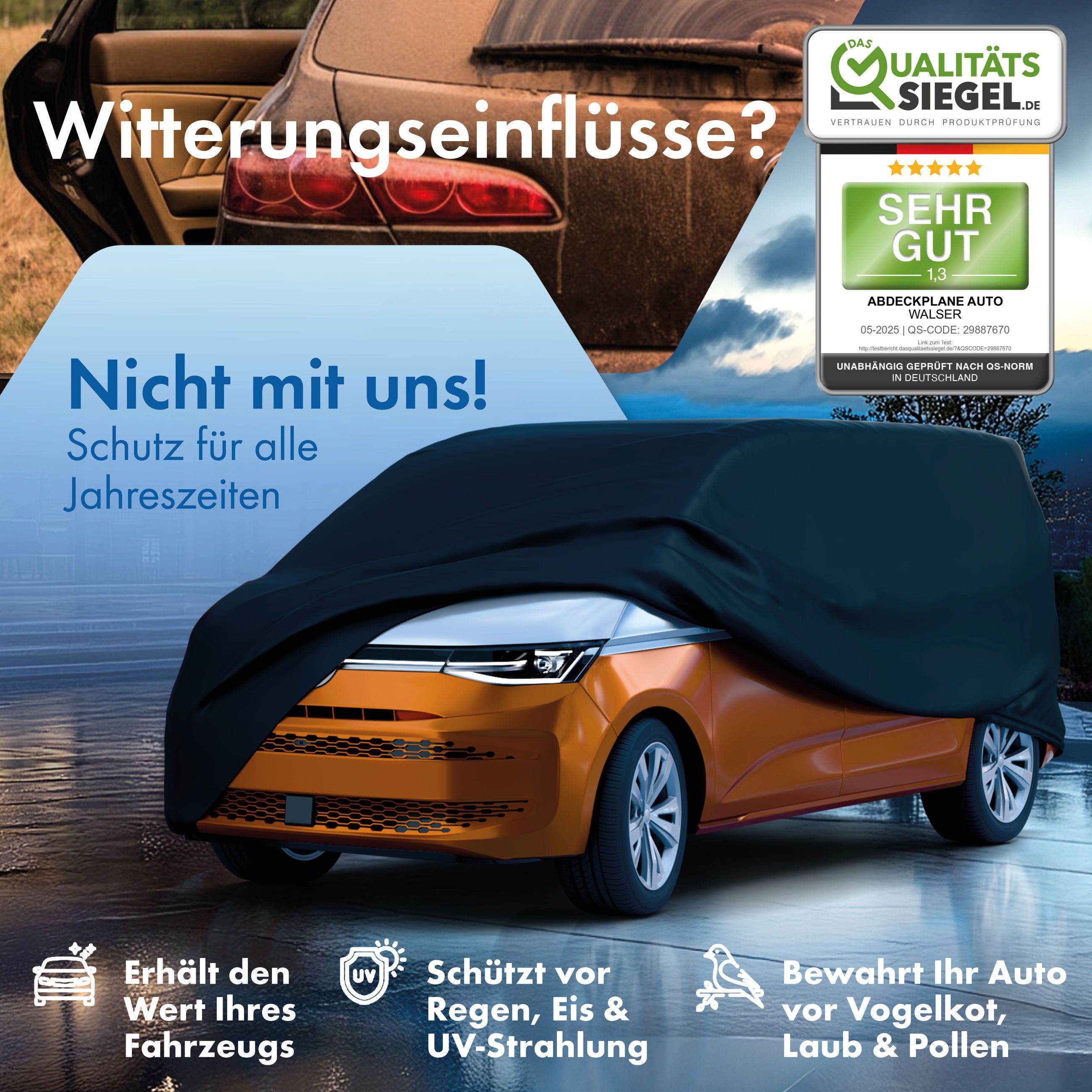 WALSER Autoplane All Weather Basic Bus XL (1-St., 1 Stück)
