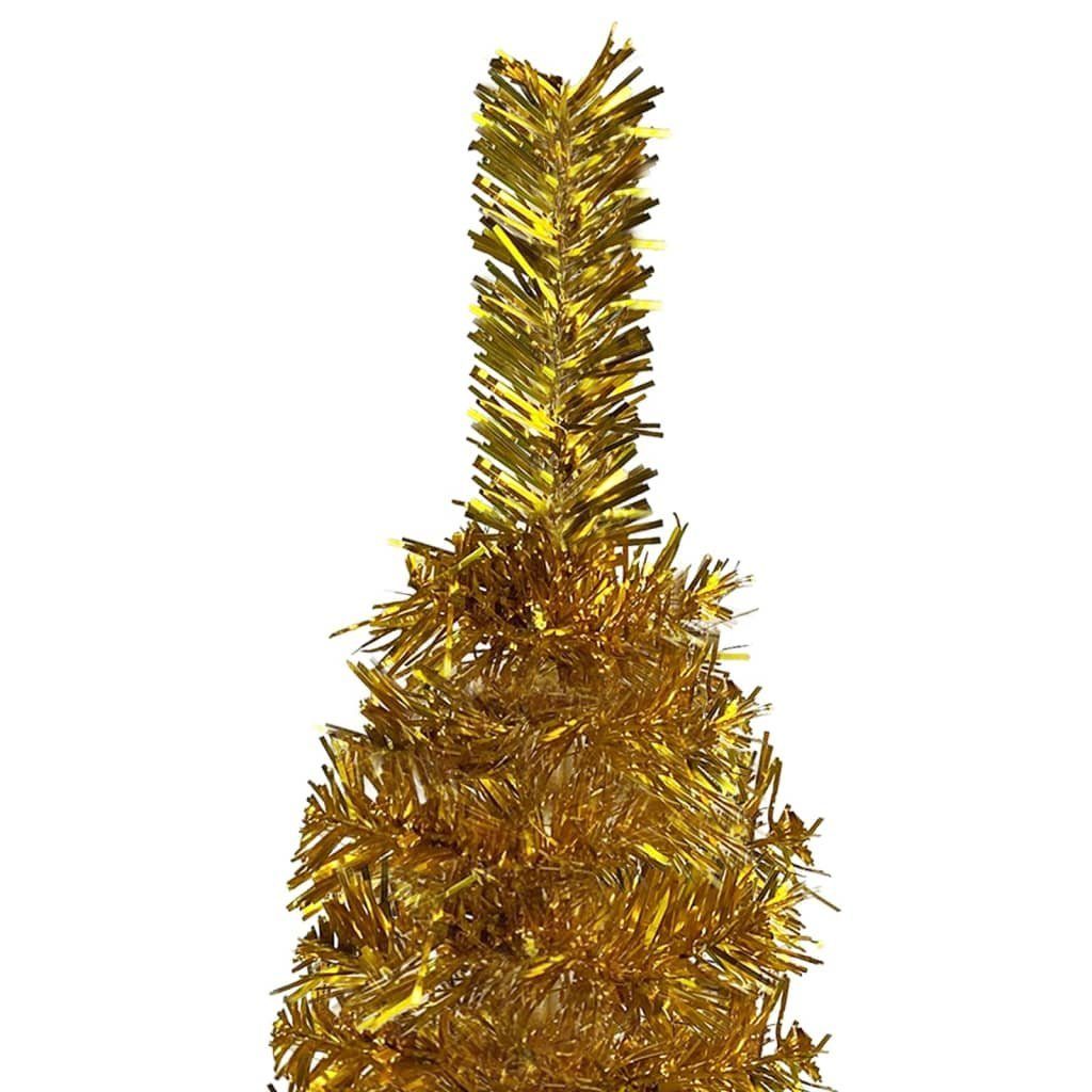 180 Weihnachtsbaum cm Weihnachtsbaum Schlanker Golden furnicato Künstlicher