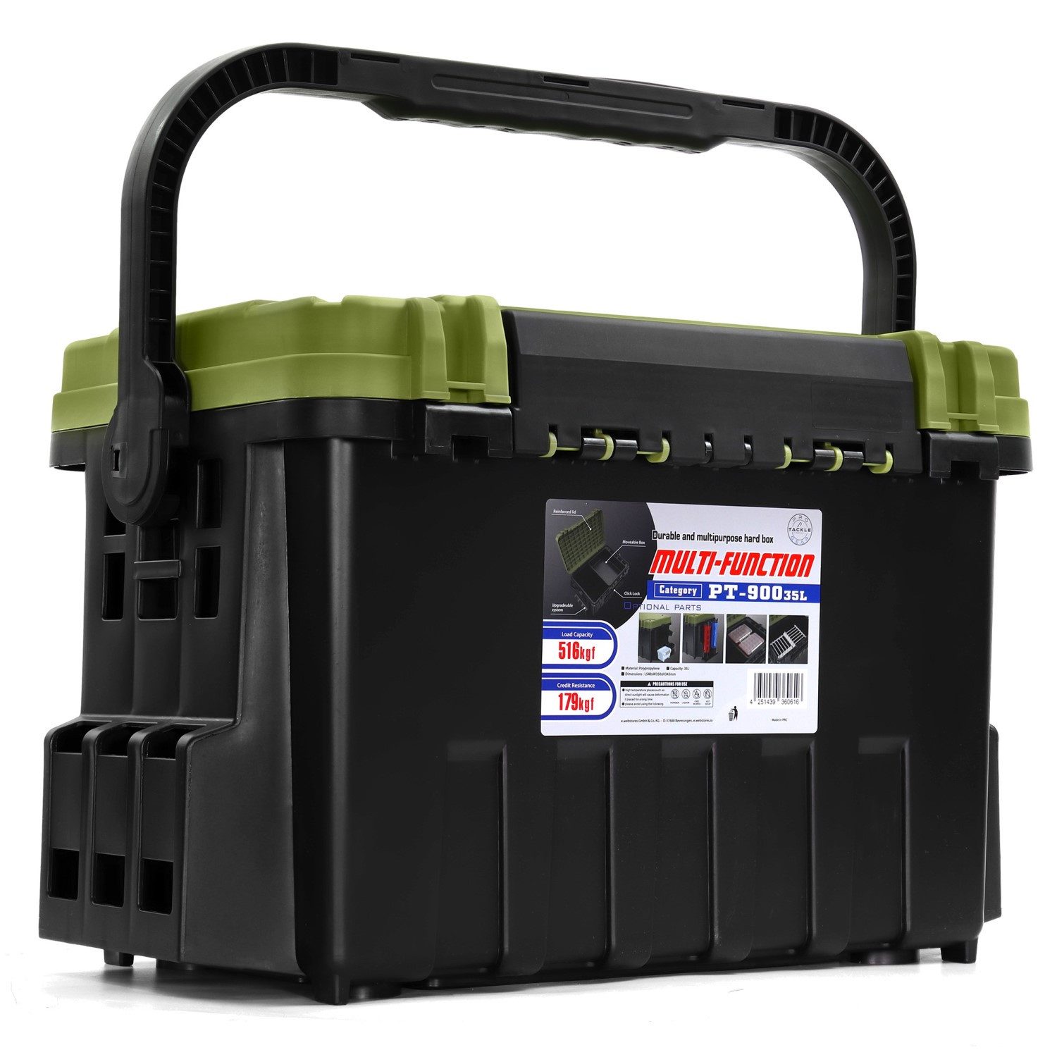 Eurocatch Angelkoffer Pro Tackle Competition XL Angelkoffer 54x34x35cm