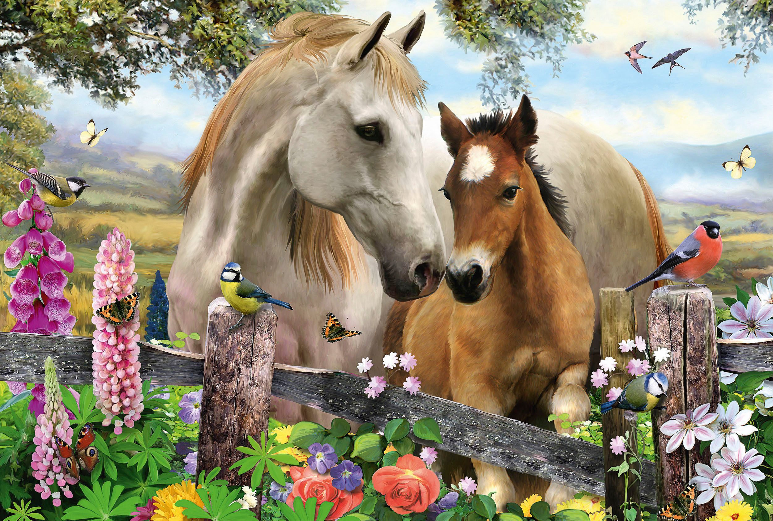 Schmidt Spiele Puzzle Stute und Fohlen, günstig online kaufen