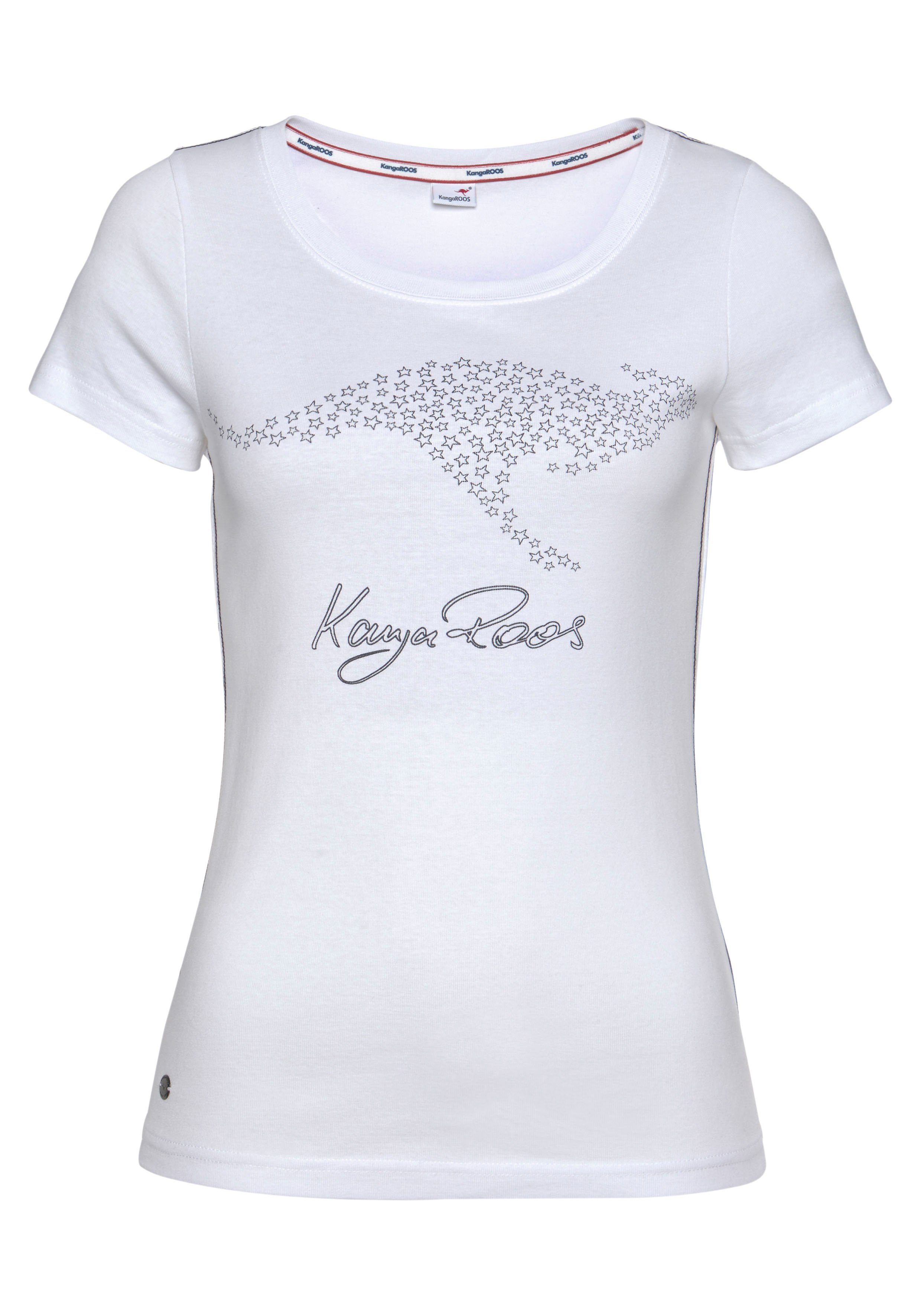 KangaROOS T-Shirt Kurzarm, sehr figurbetonte Passform