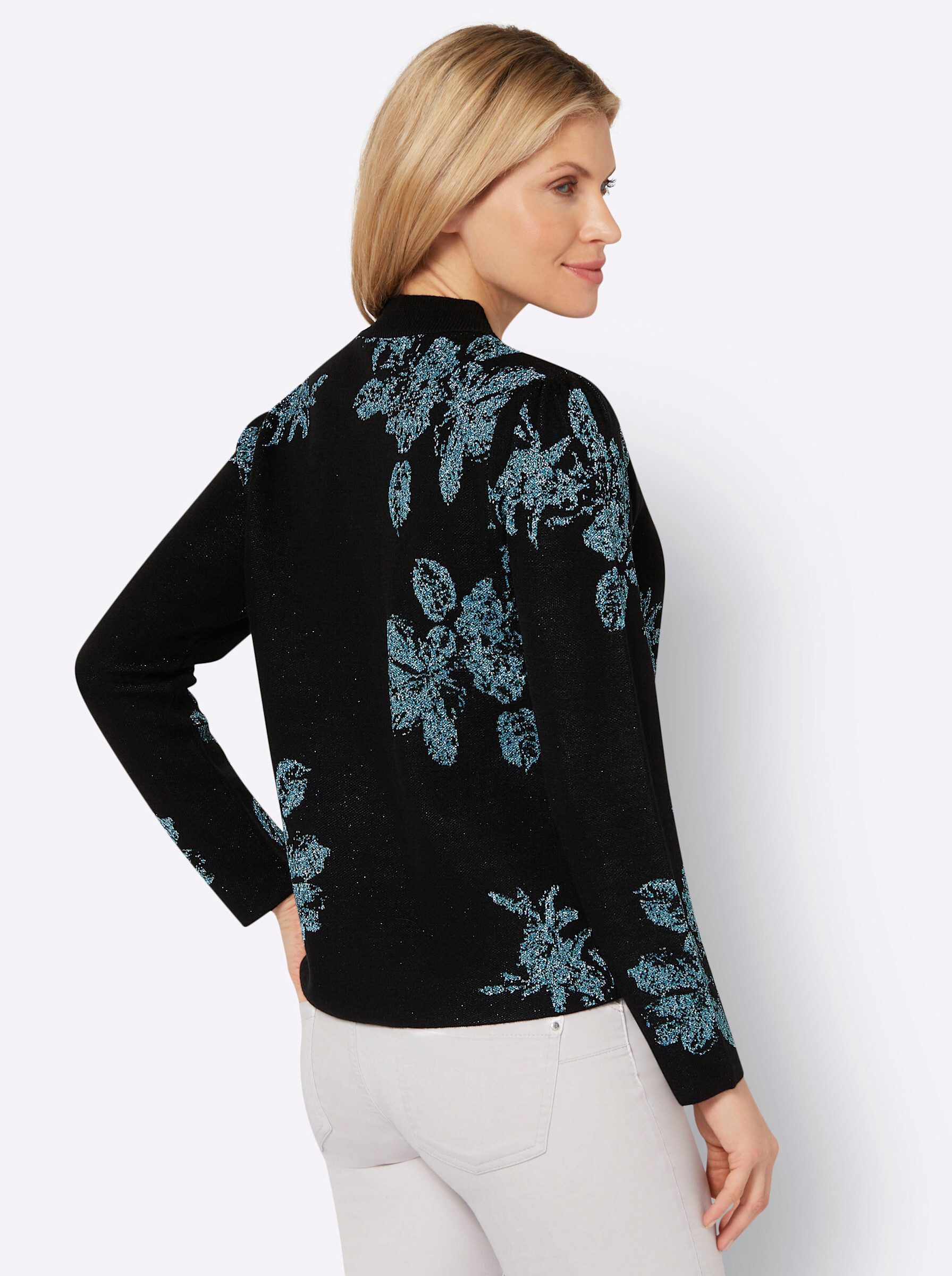 Sieh an! Strickpullover Stehkragenpullover günstig online kaufen