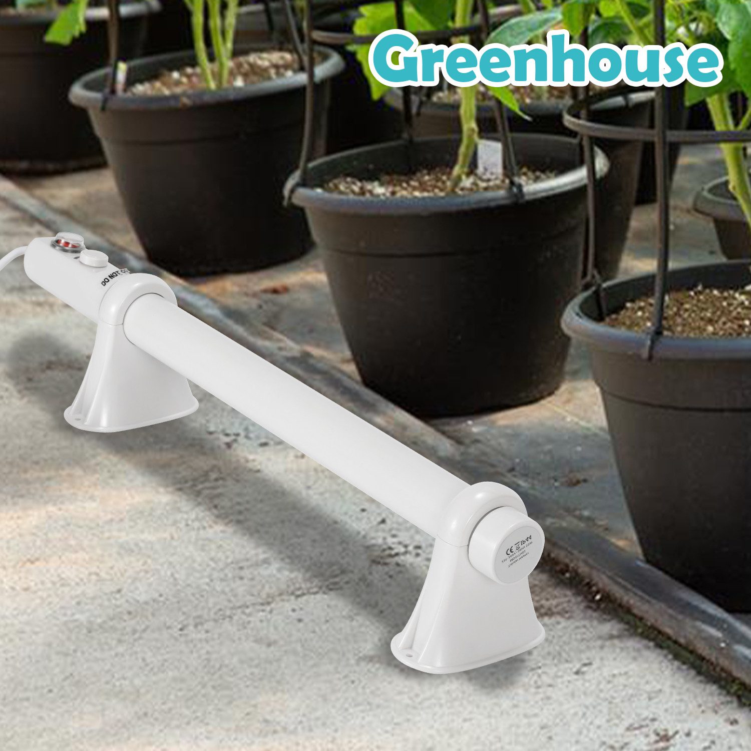 Clanmacy Gewächshaus Gewächshausheizung Gewächshaus 55-135 Watt 50-100 cm H günstig online kaufen