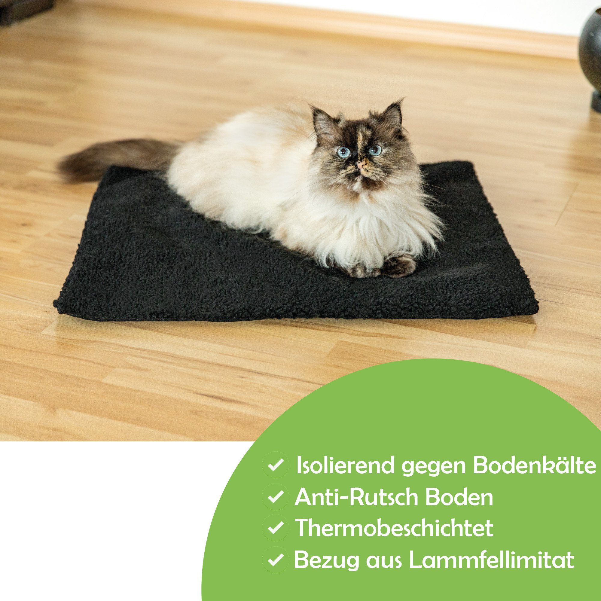 Bestlivings Tierdecke Selbstheizende Thermodecke, aus Polyester, für Katzen & Hunde mit Reißverschluss, thermoisolierend – Bild 3 von 5