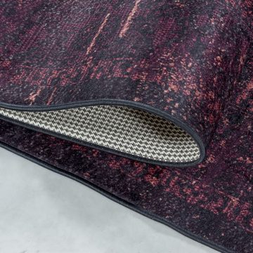 Teppich Waschbarer Teppich Federico Rot, Teppich Boss, rechteckig, Höhe: 7 mm
