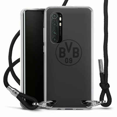 DeinDesign Handyhülle Borussia Dortmund Logo BVB BVB Grau, Xiaomi Mi Note 10 lite Handykette Hülle mit Band Case zum Umhängen