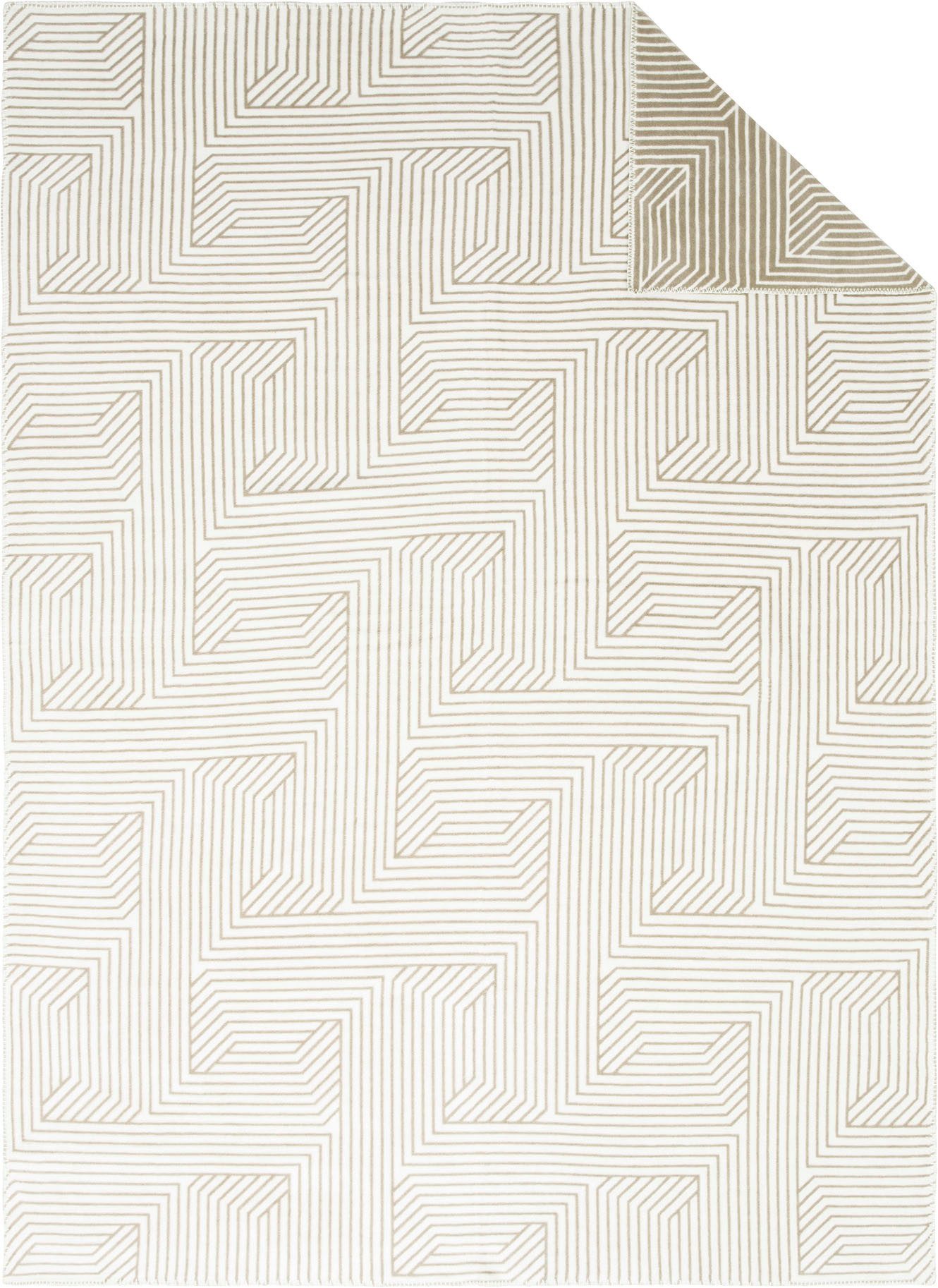 Wohndecke Wohndecke Verona, IBENA, modernes Muster